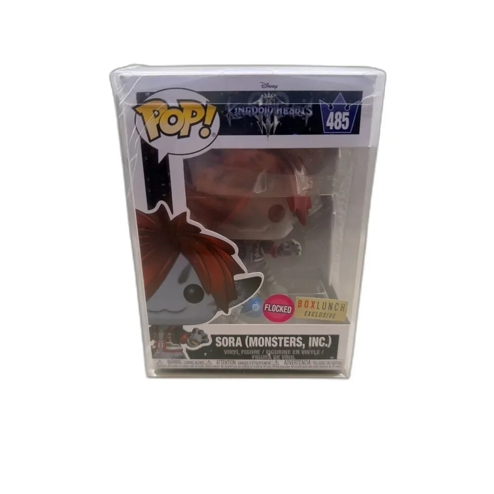 Funko Pop Disney Kingdom Hearts III Sora Monsters Inc Flocked #485 w/ Protector